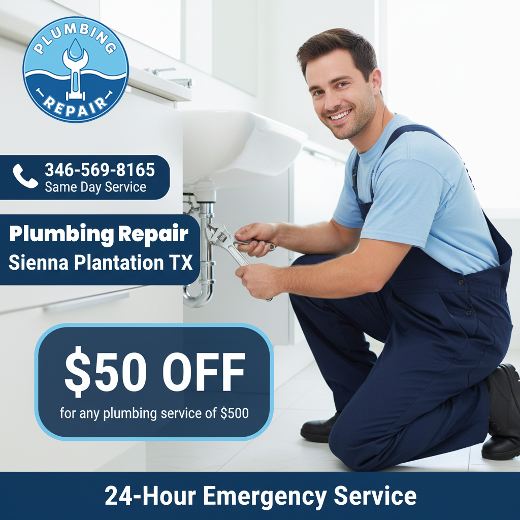 Plumbing Service Coupons Sienna Plantation TX - Save on Repairs